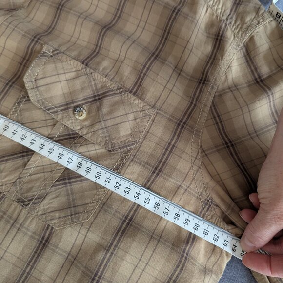 Levis Signature Plaid Shirt Beige - Size XL - Picture 9 of 12